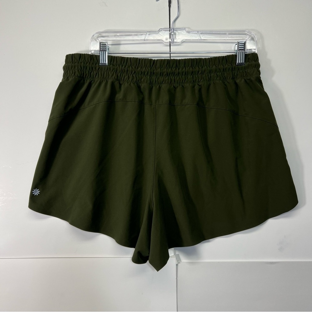 Athleta‎ large green 3.5" shorts running lounging